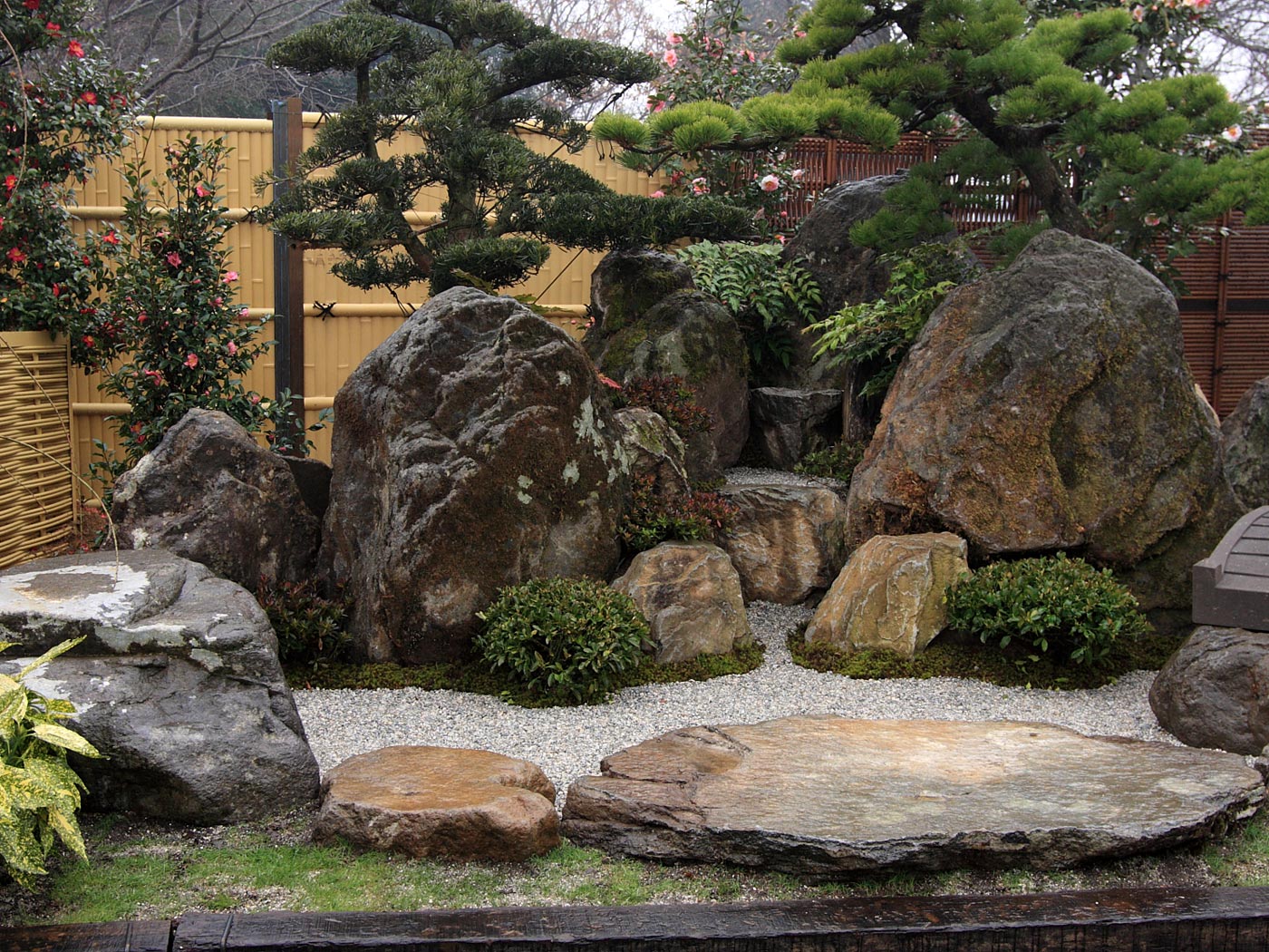 Japanese Garden Rock Placement